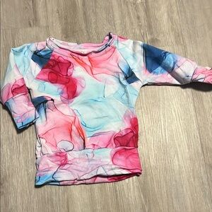 Tiny Tim’s Colorful Abstract Grow with Me Top 6M-3T